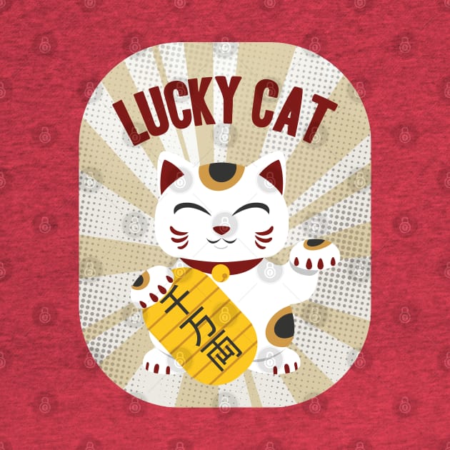 Maneki Neko - Lucky Cat by aglomeradesign